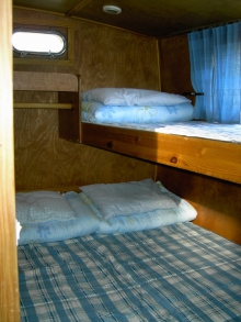 Barka turystyczna Saima 1100SE - czarter barek w Finlandi, Pojezierze Fińskie foto: Saimaan Solmu