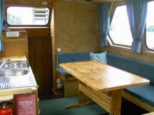 Barka turystyczna Huua w Finlandi foto: Saimaan Solmu